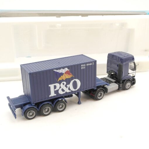 Albedo 1:87 710030 Renault Container Sattelzug P&O in OVP QR1188 – Bild 3