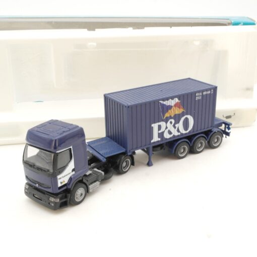 Albedo 1:87 710030 Renault Container Sattelzug P&O in OVP QR1188