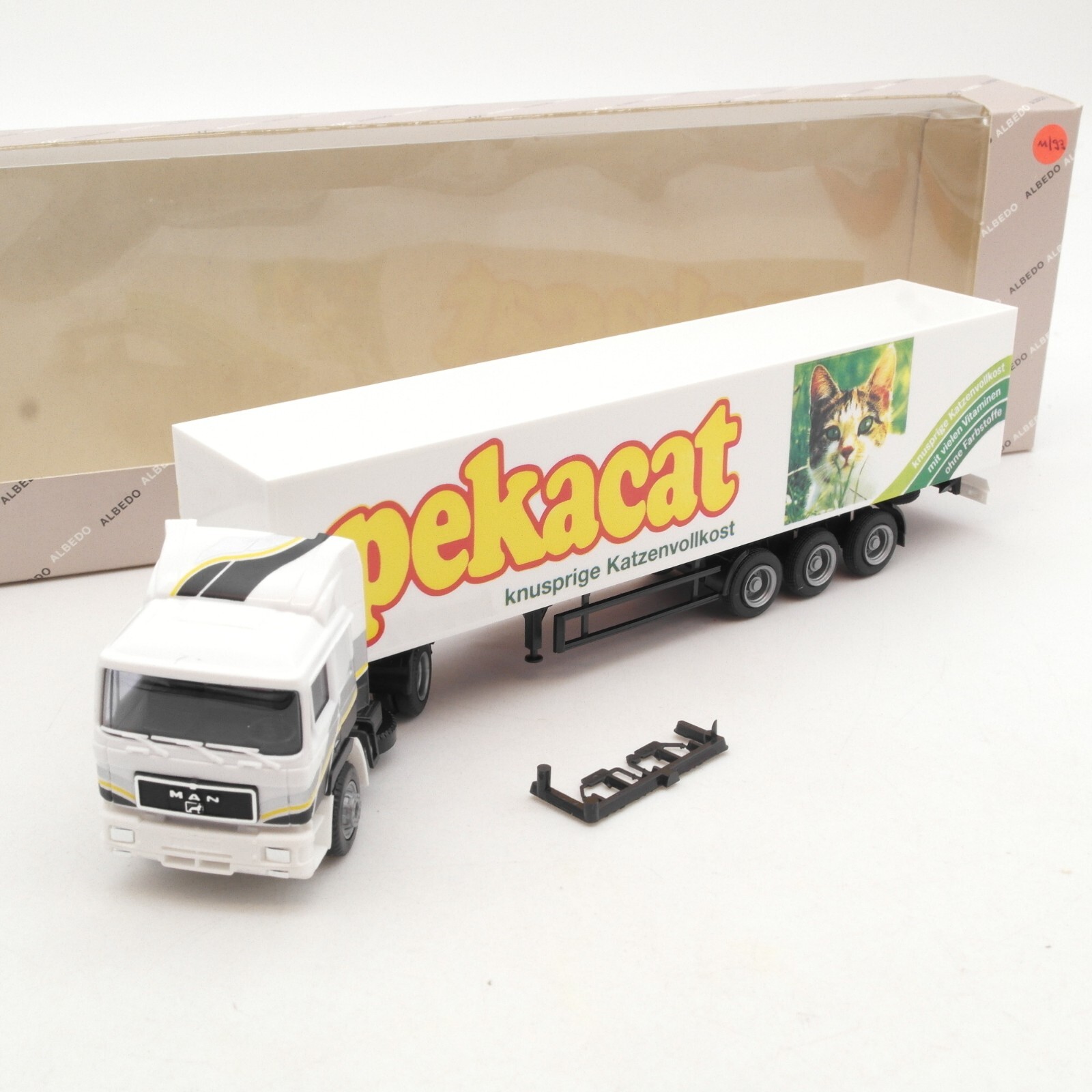 Albedo 1:87 800015 MAN F2000 pekacat Koffer Sattelzug in OVP RA7742
