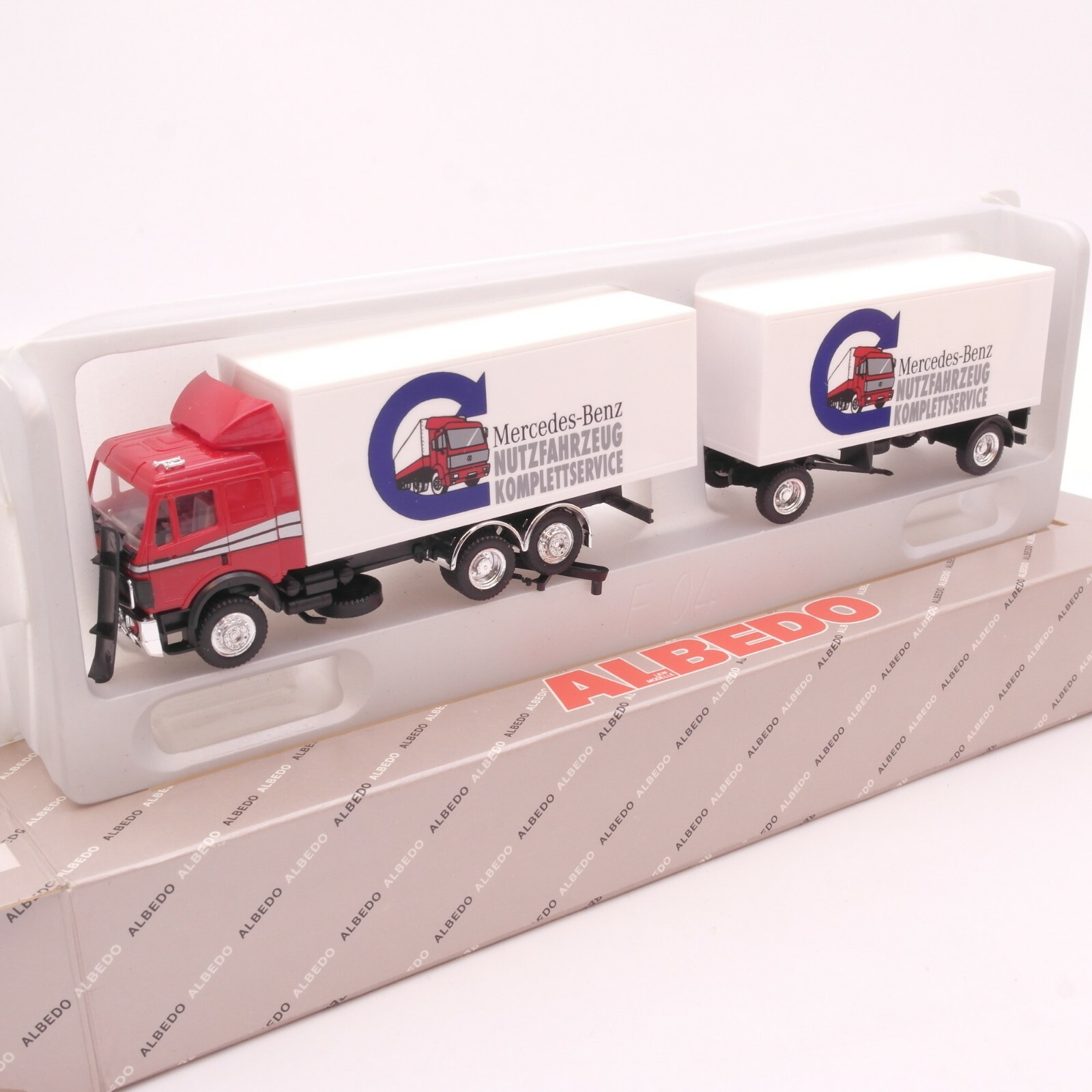 Albedo 1:87 MB Hängerzug Nutzfahrzeuge in OVP RT5002