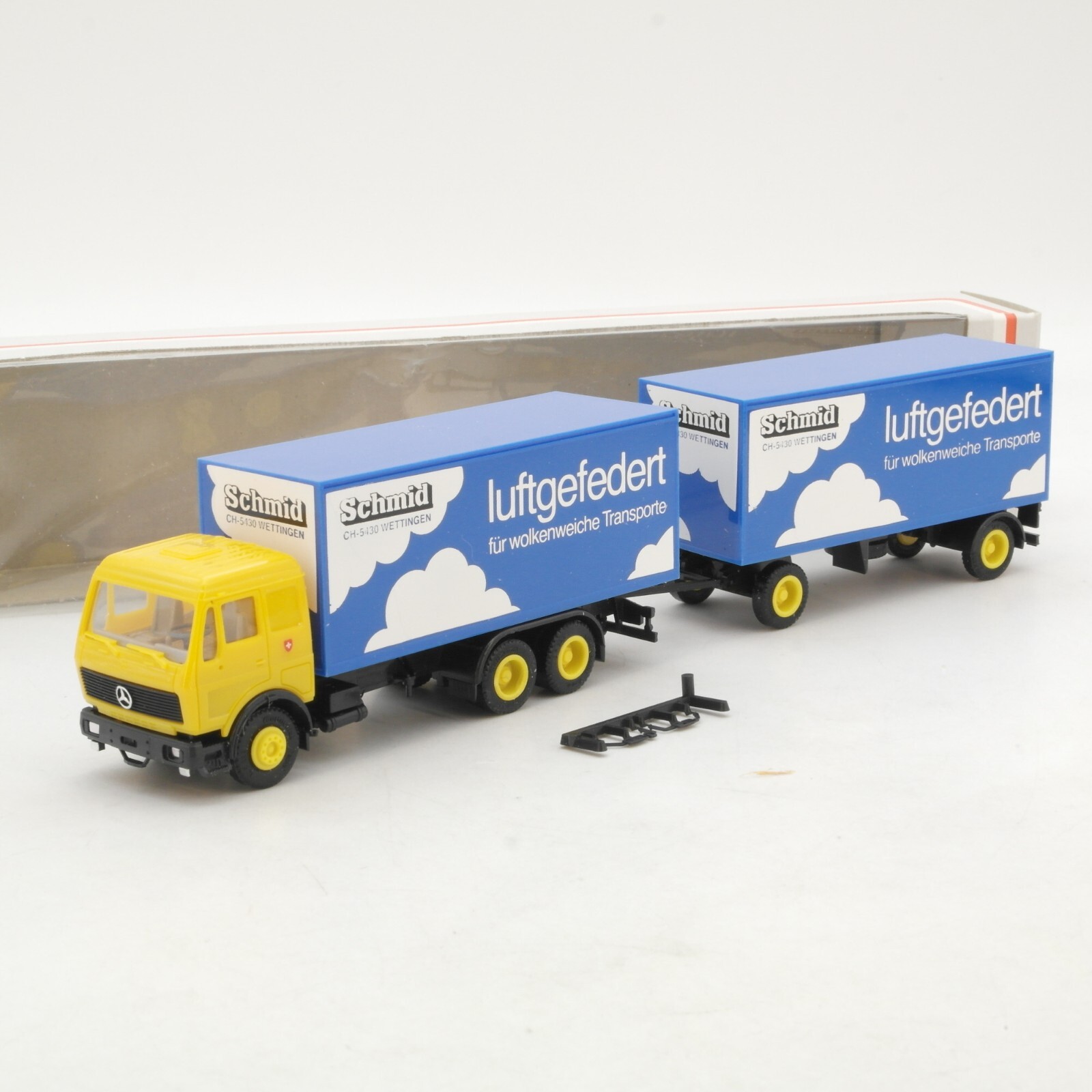 Albedo 1:87 MB Hängerzug Schmidt luftgefedert in OVP RG5669