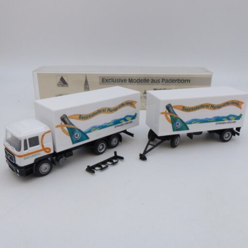 Albedo / Herpa 1:87 MAN F2000 Hängerzug Efringen Kirchen, in OVP EB61