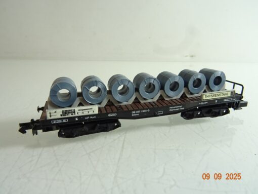 Arnold N 4962 Schwerlastwagen mit Walzblechrollen Thyssenstahl RR3448 o. – Bild 3