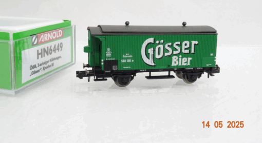 Arnold N HN6449 Österreich Kühlwagen Gösser Bier der ÖBB in OVP JL626