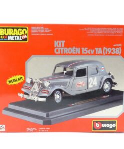 Bburago 1:24 Kit: 5501 Citroën 15cv TA (1938) grau #24 gebaut, in OVP EX479