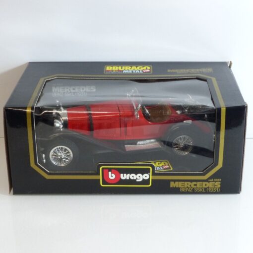 Bburago / Burago 1:18 3002 Mercedes Benz SSKL rot in OVP EX3210 – Bild 5