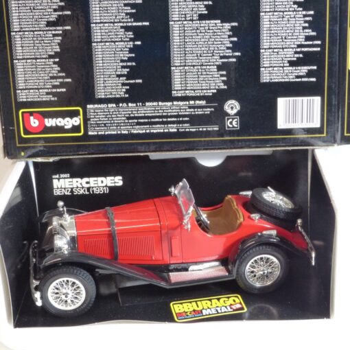 Bburago / Burago 1:18 3002 Mercedes Benz SSKL rot in OVP EX3210