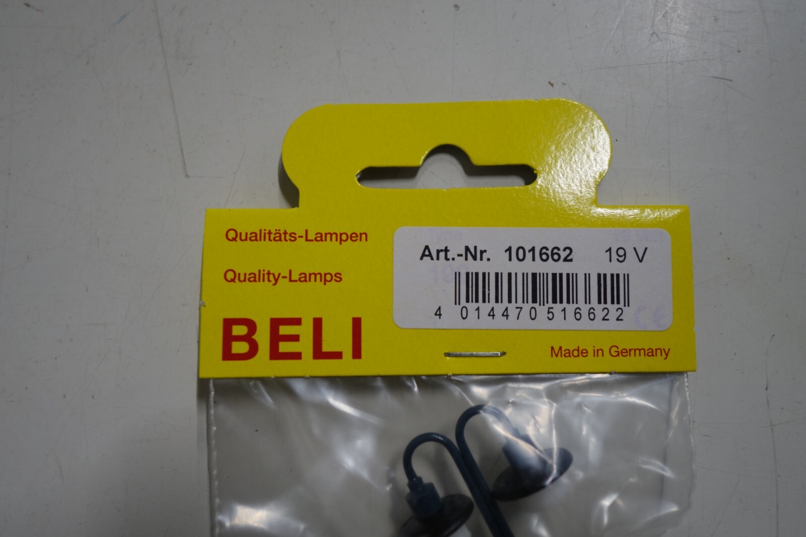 Beli Spur H0 Doppelbogenlampe ca. 80mm Höhe in OVP KP117 – Bild 3