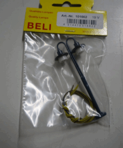 Beli Spur H0 Doppelbogenlampe ca. 80mm Höhe in OVP KP117