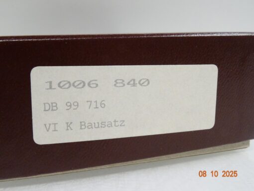 Bemo H0e 1006 840 Bausatz Dampflok BR 99 716 Öchsle der DB in OVP JL3457 – Bild 3