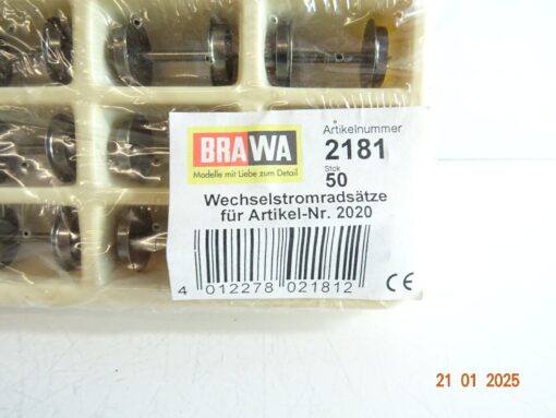 Brawa H0 2181 Radsätze 45Stück siehe Foto in OVP CK5439 – Bild 3