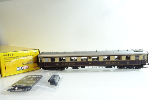 Brawa H0 46403 Schnellzugwagen Rheingold 1.Kl. der DRG in OVP PR5238