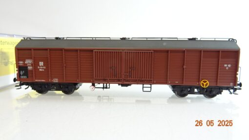 Brawa H0 48381 gedeckter Güterwagen Gags der DR in OVP PR8034 – Bild 3