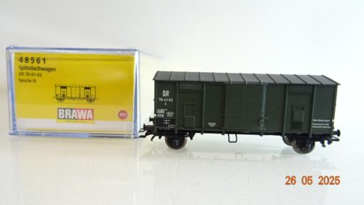 Brawa H0 48561 Spitzdachwagen der DR in OVP PR8038