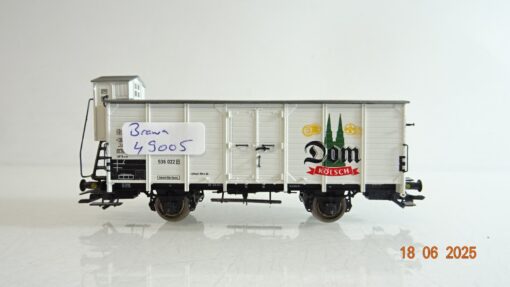 Brawa H0 49005 Kühlwagen mit Bremserhaus  Dom Kölsch der DB PR8605 o.