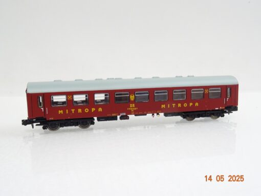 Brawa N 65070 Personenwagen WRg Mitropa der DR in OVP JL667 – Bild 3