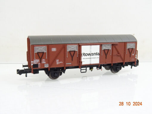 Brawa N 67818 Gedeckter Güterwagen Gbs 245 ROWENTA der DB LE6759 o.