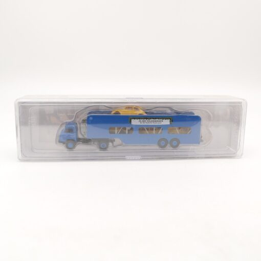 Brekina 1:87 018092 Borgward B655 Autotransporter mit 4x VW Käfer in OVP QR8692 – Bild 4