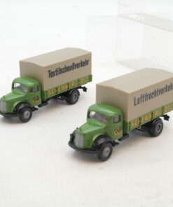 Brekina 1:87 2 Stück MB L 311 Schenker Luftfrachtverkehr in EVP RG1878