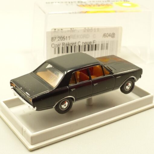 Brekina 1:87 20511 Opel Rekord C Limousine schwarz/anthrazit in OVP EX3901 – Bild 3