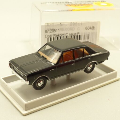 Brekina 1:87 20511 Opel Rekord C Limousine schwarz/anthrazit in OVP EX3901