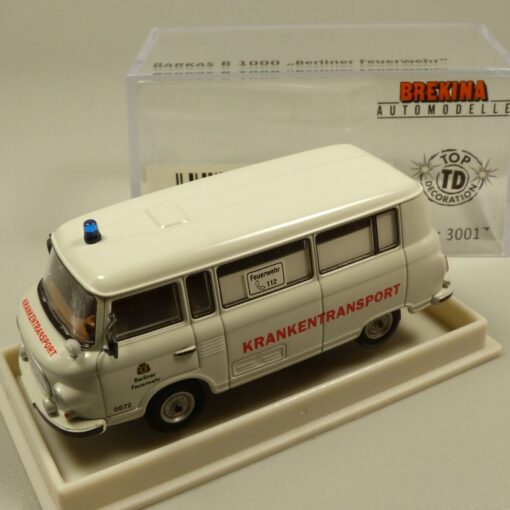 Brekina 1:87 30017 Barkas B 1000 Bus Krankentransport in OVP EX5370