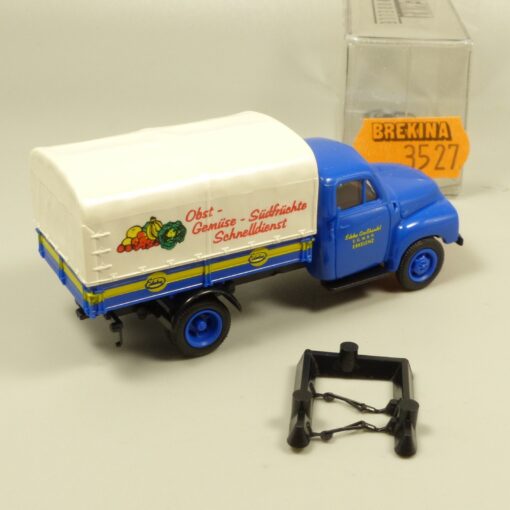 Brekina 1:87 3527 Opel Blitz Pritsche/Plane Edeka Erkelenz in OVP EX7255 – Bild 3