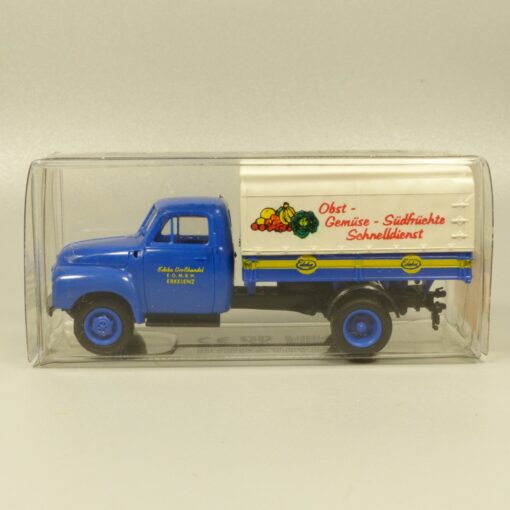 Brekina 1:87 3527 Opel Blitz Pritsche/Plane Edeka Erkelenz in OVP EX7255 – Bild 4