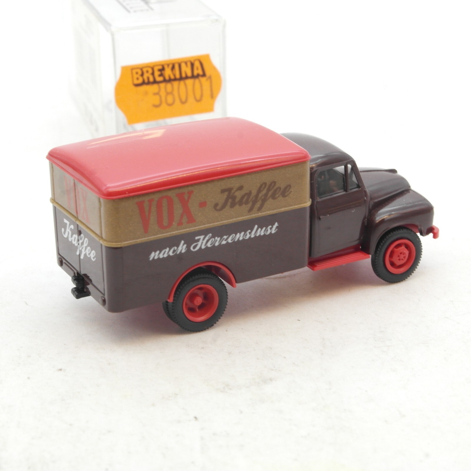 Brekina 1:87 38001 Borgward Kastenwagen VOX - Kaffee in OVP RG1941 – Bild 3