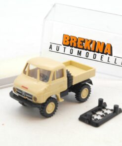 Brekina 1:87 39002 Unimog 411 Pritsche creme in OVP RG86