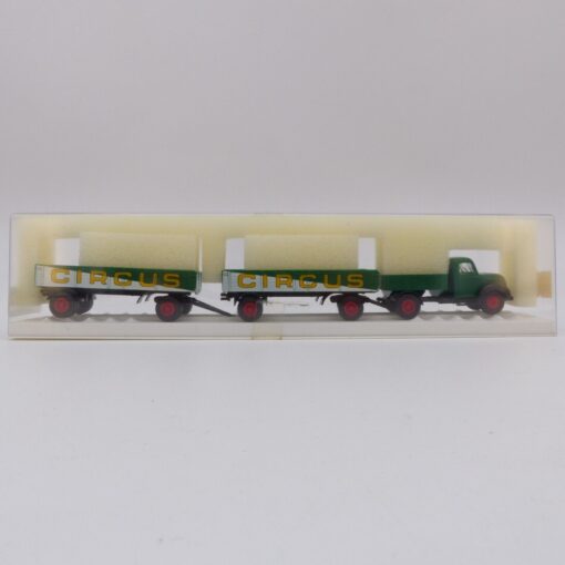 Brekina 1:87 4254 Magirus Mercur Hängerzug Circus in OVP EX3257