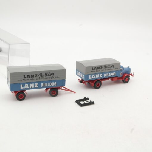 Brekina 1:87 44113 MB L 5000 Pritsche / Plane Lanz Bulldog in OVP RR3609 – Bild 3