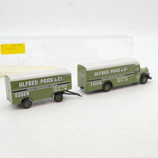 Brekina 1:87 5513 Mercedes Benz L6600 Möbelzug Alfred Paas & Cie in OVP RG840 – Bild 3