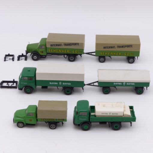 Brekina 1:87 6er-Pack ältere Fahrzeug Modelle in Tüte siehe Bilder o. EX6946