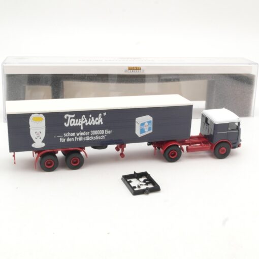 Brekina 1:87 79207 Büssing LS11 Hängerzug Taufrisch Ei in OVP QR9521 – Bild 3