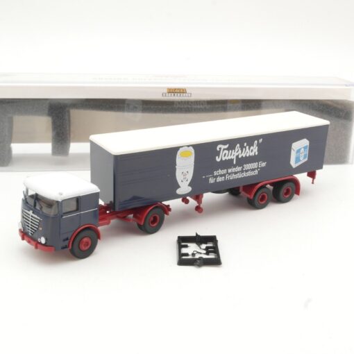 Brekina 1:87 79207 Büssing LS11 Hängerzug Taufrisch Ei in OVP QR9521