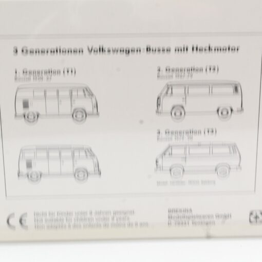 Brekina 1:87 9027 Set 3 Generationen VW Busse mit Heckmotor in OVP QR3612 – Bild 4