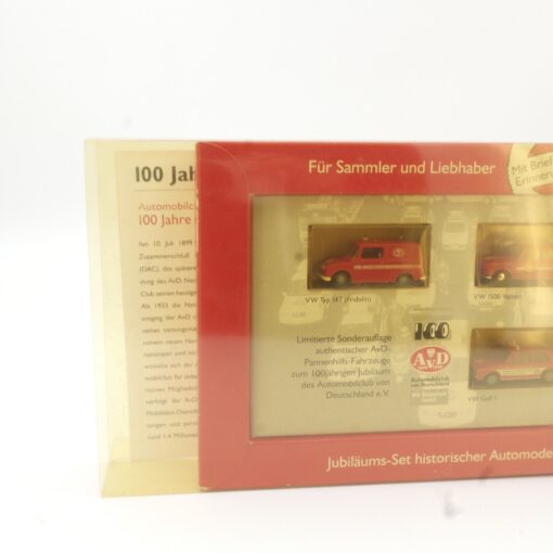 Brekina 1:87 Jubiläums-Set historischer Automobile AvD in OVP QR3607 – Bild 5