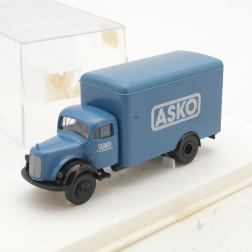Brekina 1:87 MB Mercedes L 311 Koffer LKW ASKO in OVP QR3074