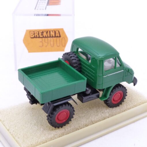 Brekina 1:87 Nr.: 39000 Unimog 411 Kurzpritsche grün, in OVP EB7206 – Bild 3