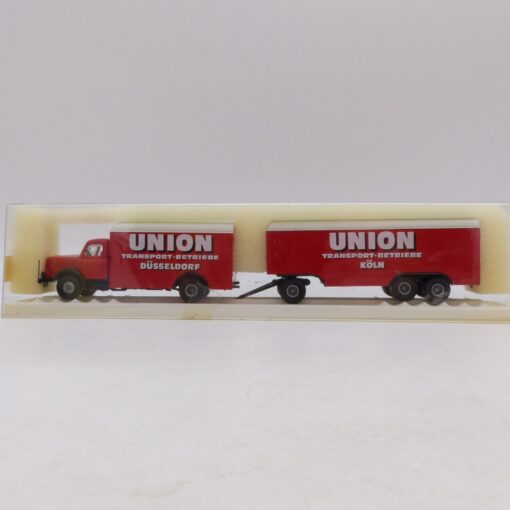 Brekina 1:87 Nr.: 7313 Henschel HS 140 Hängerzug Union, in OVP EB7144 – Bild 4
