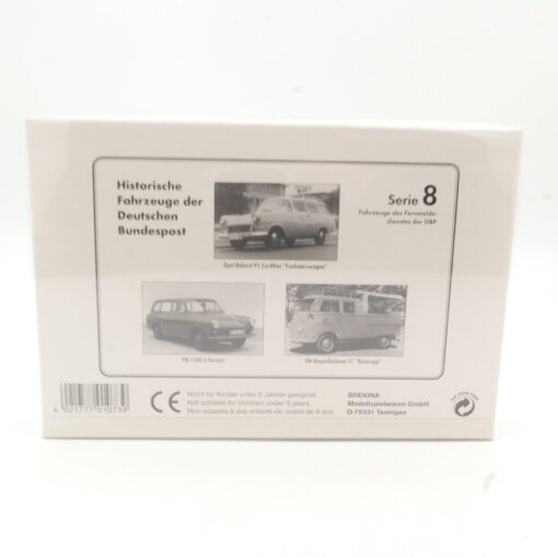 Brekina 1:87 Serie 8 Fahrzeuge des Fernmeldedienstes DBP in OVP QR8163 – Bild 4