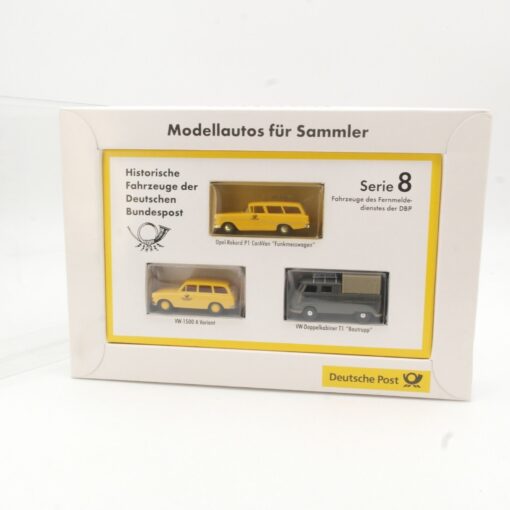 Brekina 1:87 Serie 8 Fahrzeuge des Fernmeldedienstes DBP in OVP QR8163
