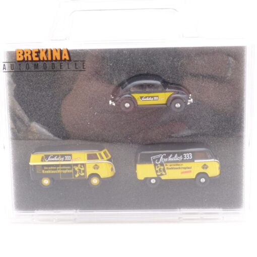 Brekina 1:87 Set Nr.: 90379 - 3 VW Modelle Sanhelios 333, in OVP EX1555 – Bild 4