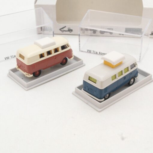 Brekina 1:87 Set VW T1B Kombi mit Hubdach in OVP QR1837 – Bild 3