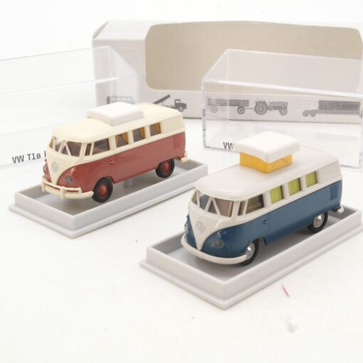 Brekina 1:87 Set VW T1B Kombi mit Hubdach in OVP QR1837