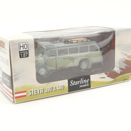 Brekina 1:87 Steyr Haubenwagen Typenreihe 380 & 480 in OVP RI8868 – Bild 4