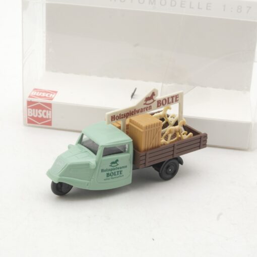 Busch 1:87 40640 Tempo Dreirad Bolte in OVP RR3618