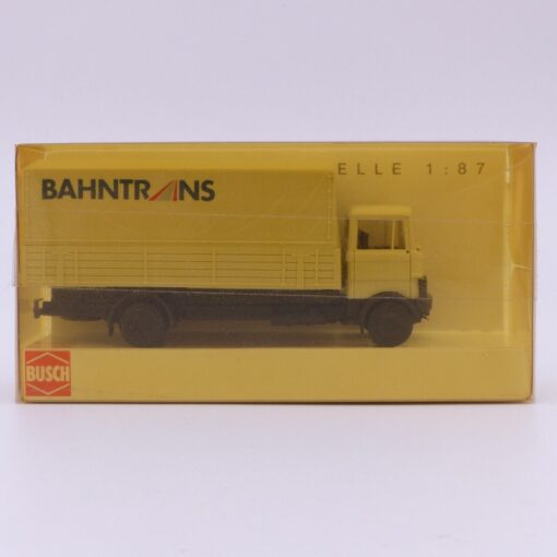 Busch 1:87 40770 Mercedes LP 809 Pritschen-LKW BAHNTRANS in OVP EX4815 – Bild 5