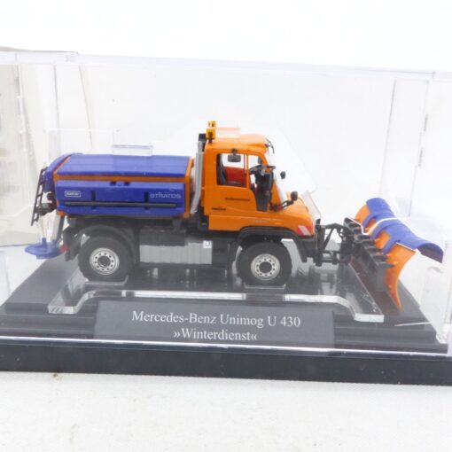 Busch 1:87 50912 MB Unimog U 430 Winterdienst in OVP EX6682 – Bild 4
